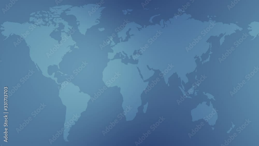 World Map Loop. Artistic interpretation of world map on blue backgrounds, seamless loop. World Map Loop. Artistic interpretation of world map on blue backgrounds, seamless loop.