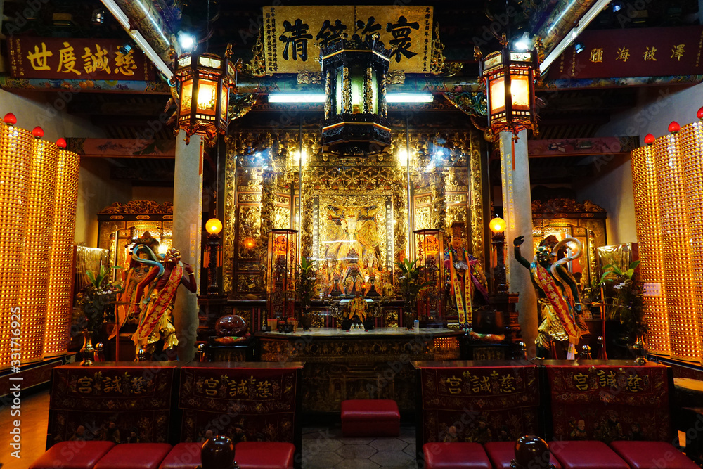 Obraz premium Shilin, a famous tourist destination in Taiwan.