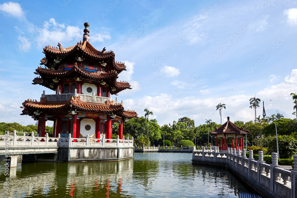 Fototapeta premium 228 Peace Memorial Park in Taipei, Taiwan.