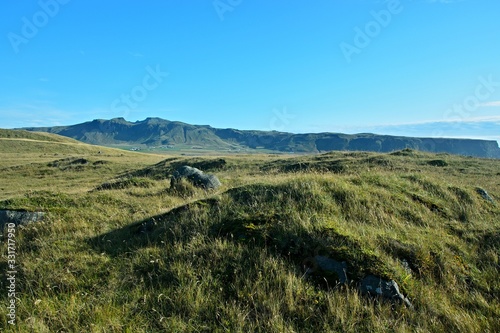 Iceland-view of seacoast of Dyrholaey peninsula in the South of Island