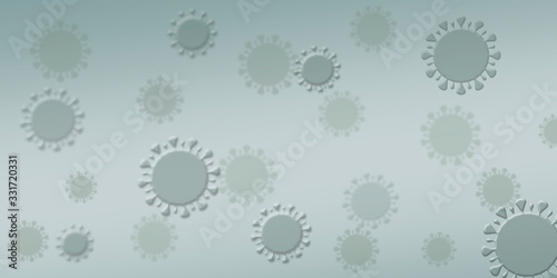 Coronavirus abstract background. Medical Genetics Bacteriological Microorganism