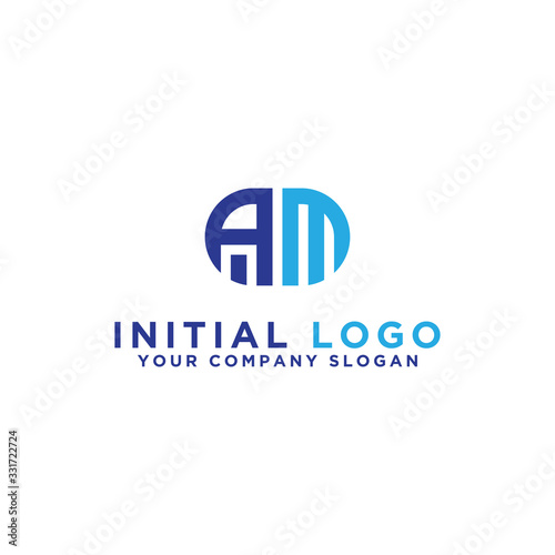 Inspiring logo design Set, for companies from the initial letters of the AM logo icon. -Vectors © Salman