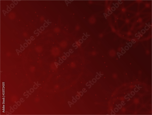 Coronavirus or Covid-19 outbreak influenza ,vector of virus background.