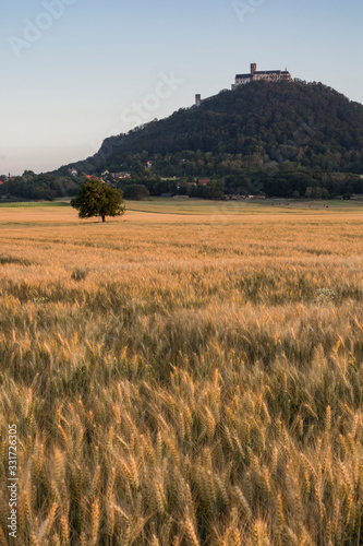 Hill where on the top is castle 