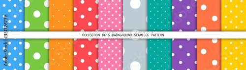 Dot colorful background. Dots abstract background. Template background dots. Mockup. Cover for book. Dot abstract. Template for cloth. Vector illustration