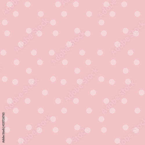 Gently pastel baby color background dots seamless pattern