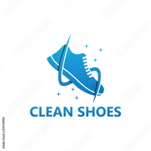 Clean Shoes Logo Template Design