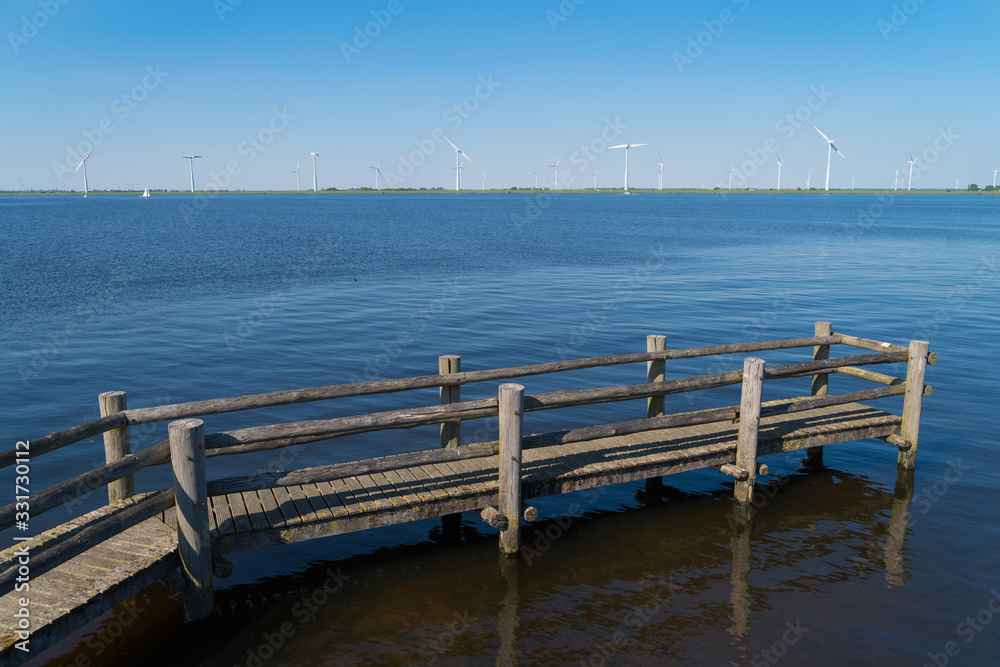 small wooden jetty