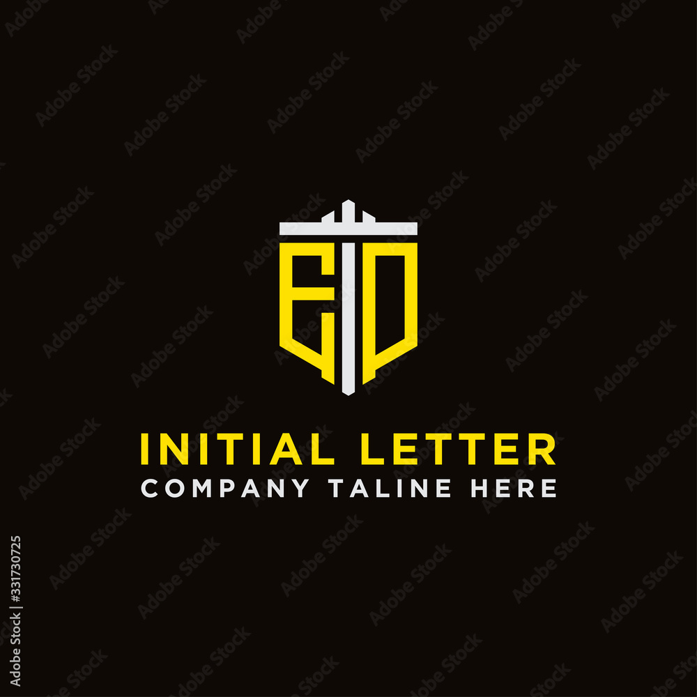Inspiring logo design Set, for companies from the initial letters of the ED logo icon. -Vectors Inspiring logo design Set, for companies from the initial letters of the ED logo icon. -Vectors