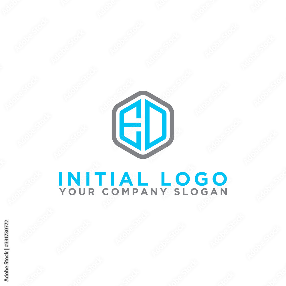 Inspiring logo design Set, for companies from the initial letters of the ED logo icon. -Vectors Inspiring logo design Set, for companies from the initial letters of the ED logo icon. -Vectors