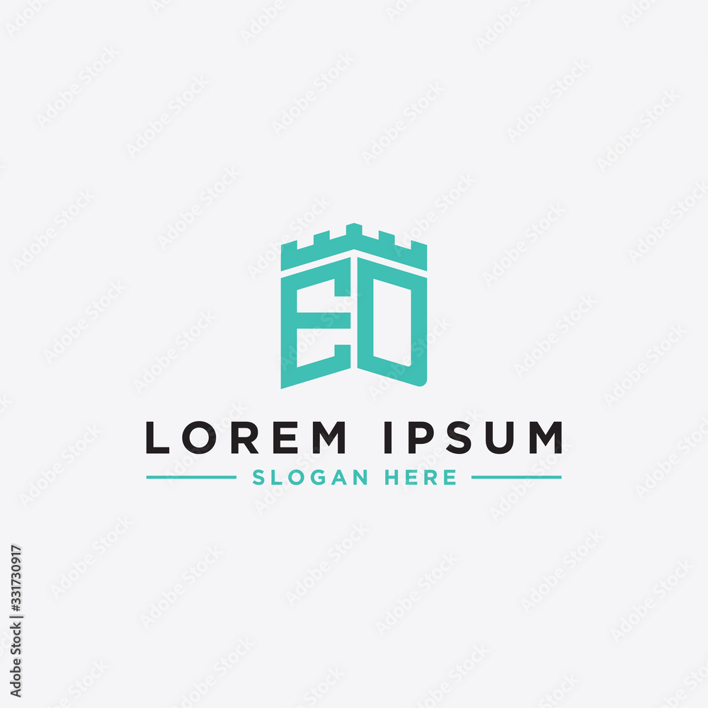 Inspiring logo design Set, for companies from the initial letters of the ED logo icon. -Vectors Inspiring logo design Set, for companies from the initial letters of the ED logo icon. -Vectors