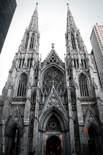 st patricks cathedral,new york, manhattan photo