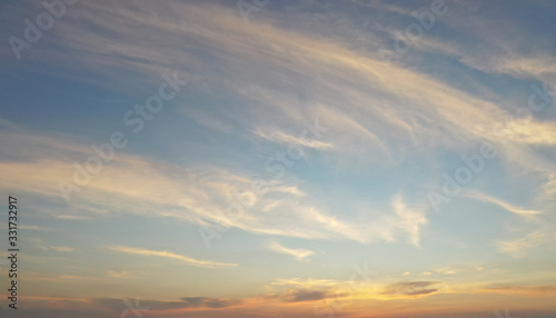 blue sky with cloud