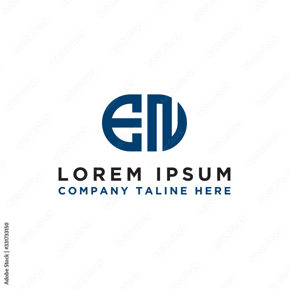 Inspiring logo design Set, for companies from the initial letters of the EN logo icon. -Vectors Inspiring logo design Set, for companies from the initial letters of the EN logo icon. -Vectors
