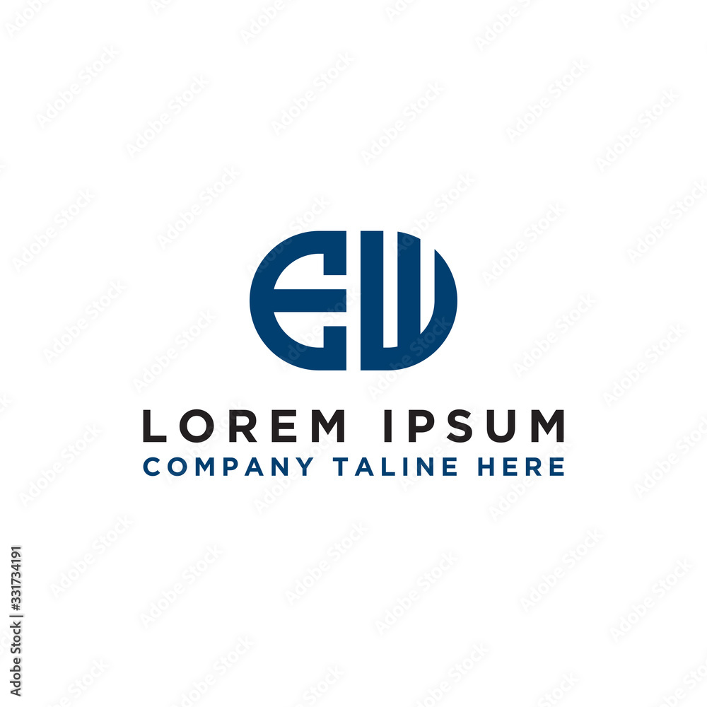 Inspiring logo design Set, for companies from the initial letters of the EW logo icon. -Vectors Inspiring logo design Set, for companies from the initial letters of the EW logo icon. -Vectors