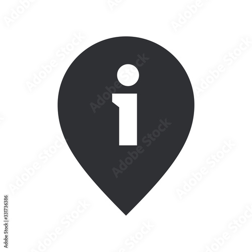 Information Icon Design, Vector EPS10. Pin icon