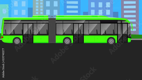 Articulated bus, City bus,city big vehicles