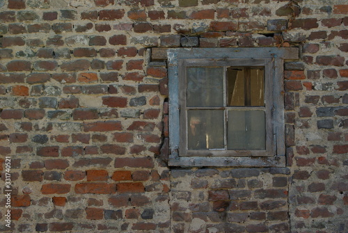 Fenster, Bauernhaus, Bauernhof, Ruine, alt