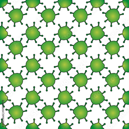 abstract background from bacteria, green bacterium, pattern of bacteria