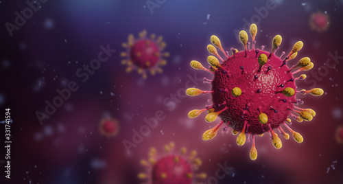 Coronavirus Background Dark