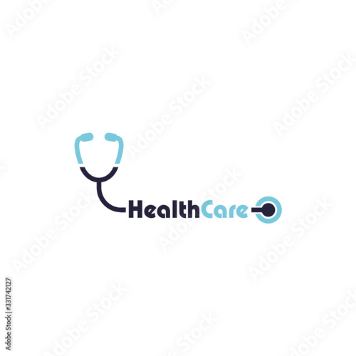 healthcare icon vector logo template