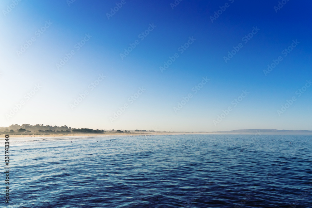 Obraz premium sunrise on the pismur beach