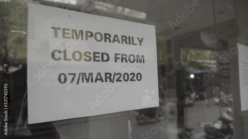 Covid-19 store sign 
