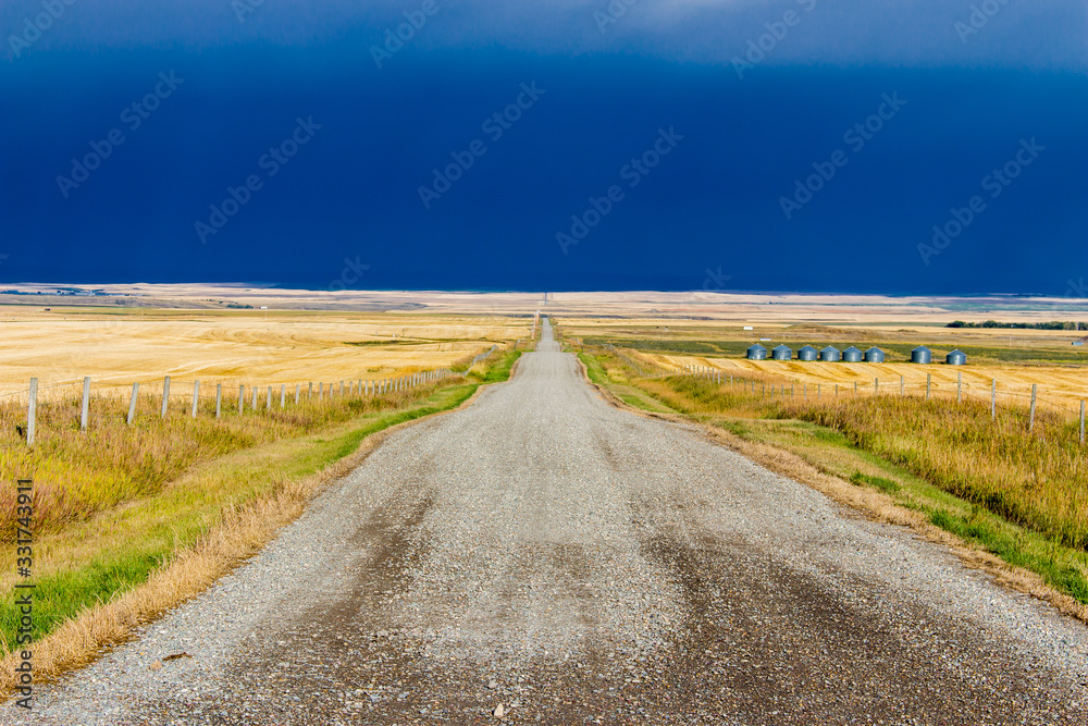 Naklejka premium Country Road