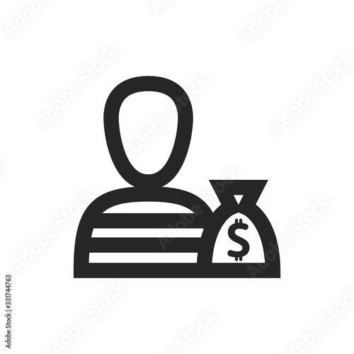Outline Icon - Burglar