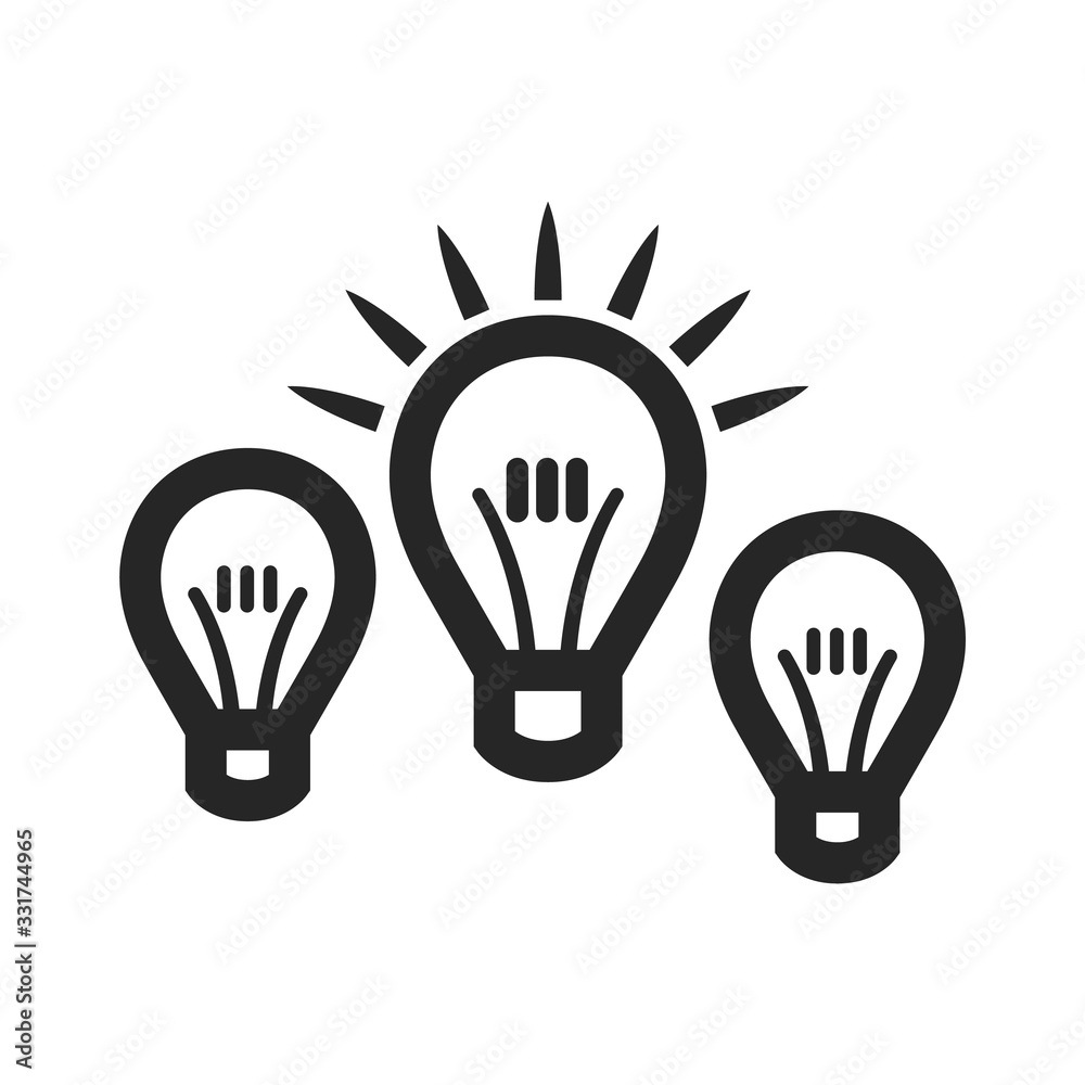 Outline Icon - Lightbulbs Outline Icon - Lightbulbs