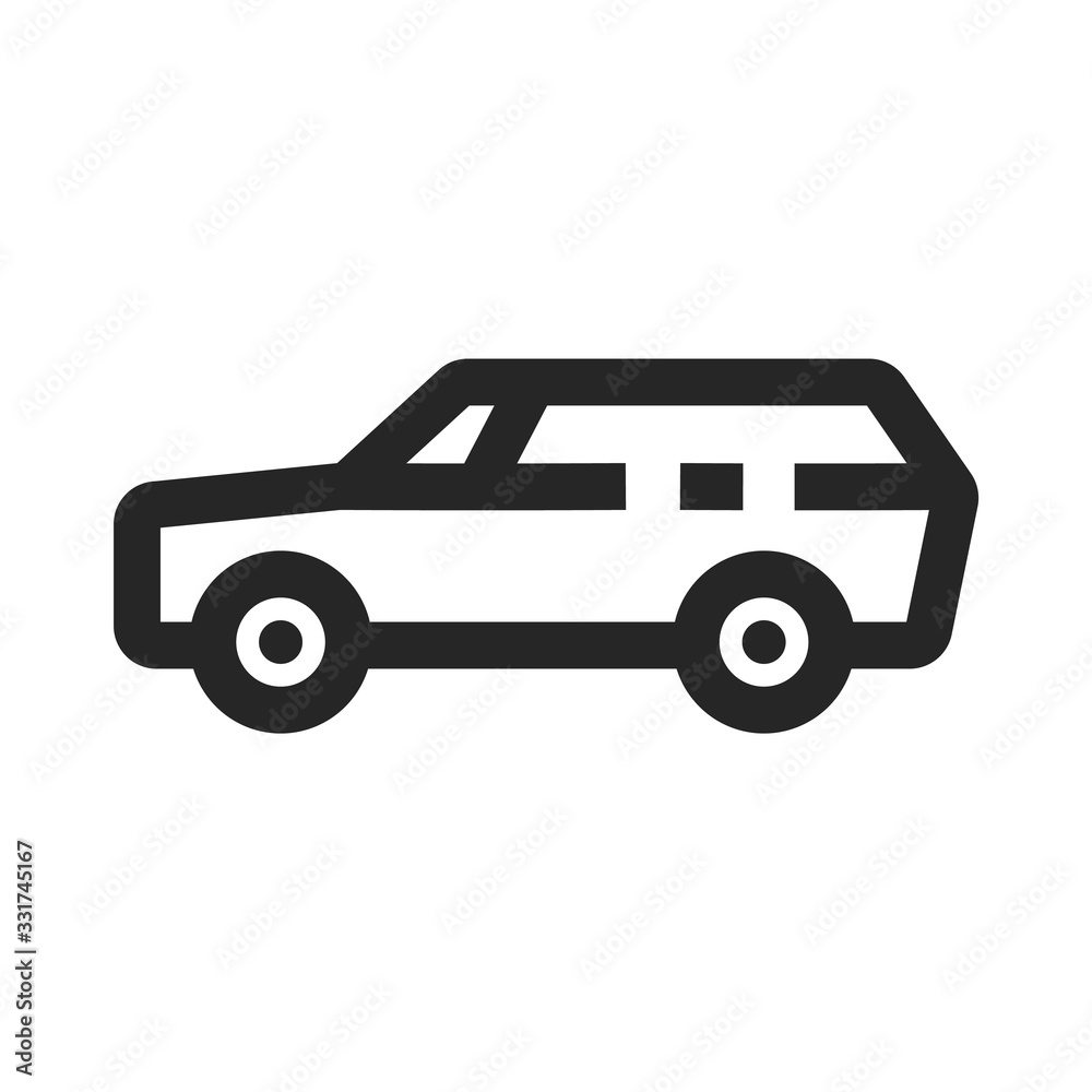 Outline Icon - Car