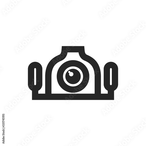Outline Icon - Underwater camera