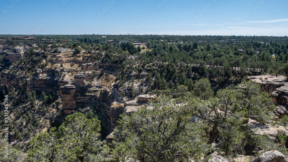 View at Walnut canyon