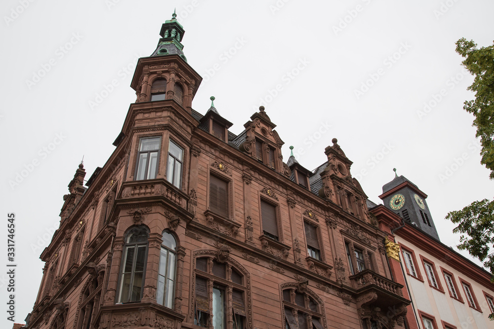Heidelberg, Deutschland: Fassade der Alten Universität