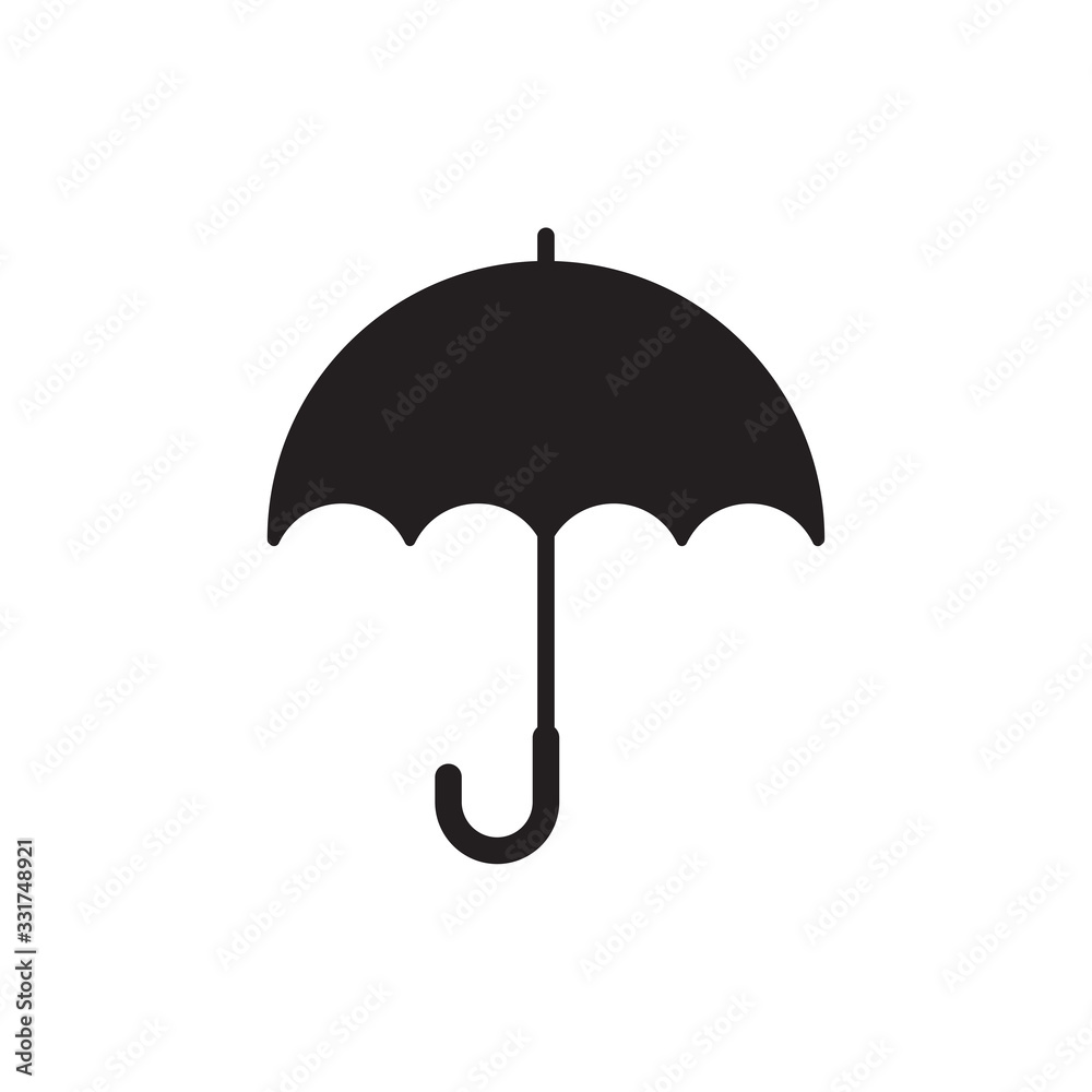 umbrella vector icon, umbrella icon in trendy flat style umbrella vector icon, umbrella icon in trendy flat style