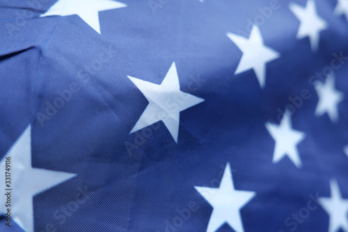 These are the stars of the American flag, close up