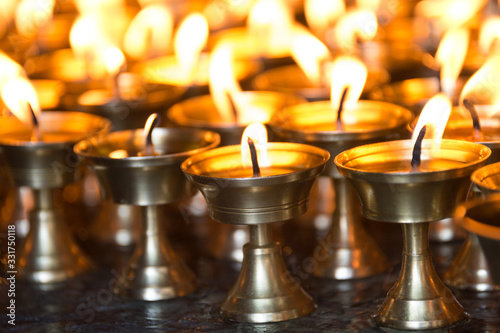 Namo Buddha, Nepal-butter candles photo