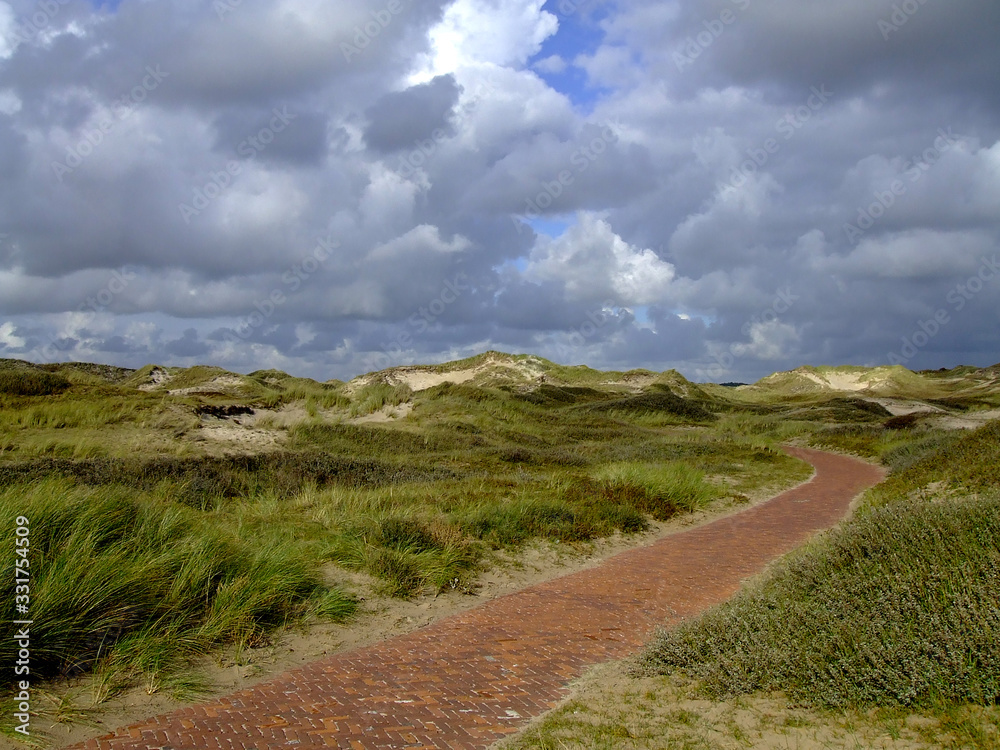 See, Strand, Himmel, Woken, Küste, Dünen, Wege, 