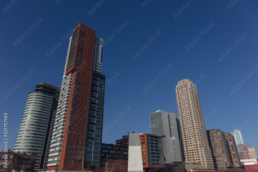Fototapeta premium Rotterdam netherlands cityscape