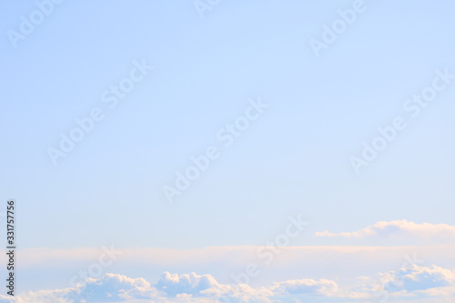 Blue Sky Background - above the clouds