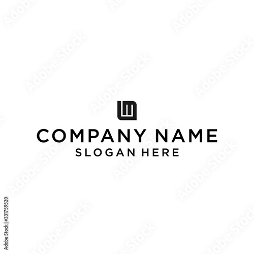 lm logo icon design vector