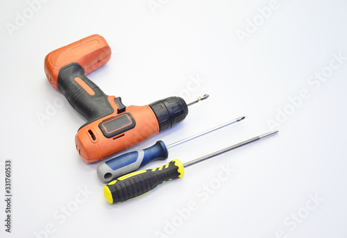 Close-up of screwdrivers, hand tools