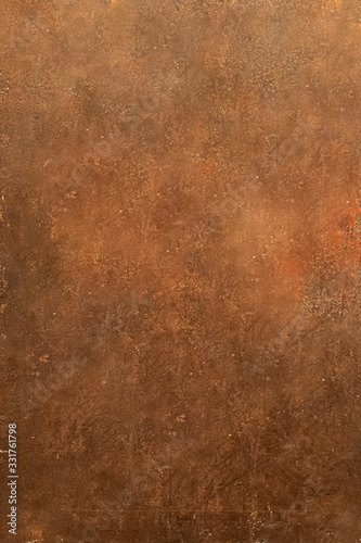 Old rusty brown metal surface. texture