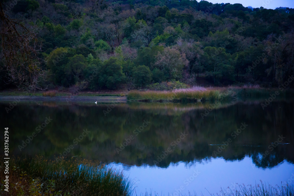 Lafayette Reservoir at Dusk