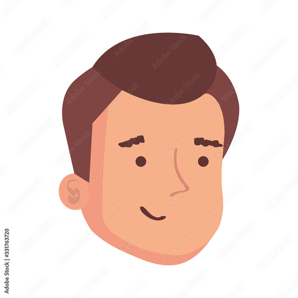 face of man avatar character vector illustration design face of man avatar character vector illustration design