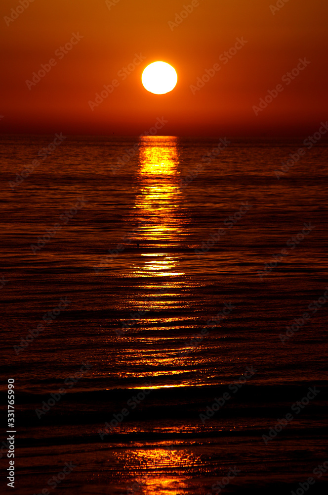 Sonnenuntergang am Strand, Sonne Himmel