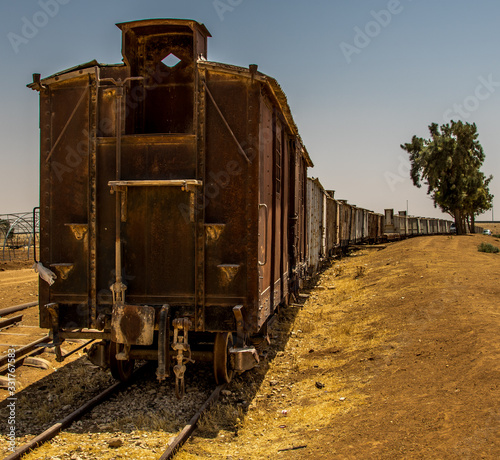 Jordan Tourist Location Abandoned Haj Railway 