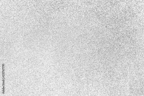 Canvas Print Black and white glitter twinkle abstract background with sparkles