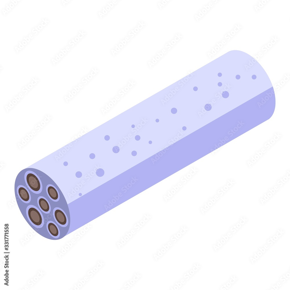 Turkish sweets roll icon. Isometric of turkish sweets roll vector icon for web design isolated on white background Turkish sweets roll icon. Isometric of turkish sweets roll vector icon for web design isolated on white background