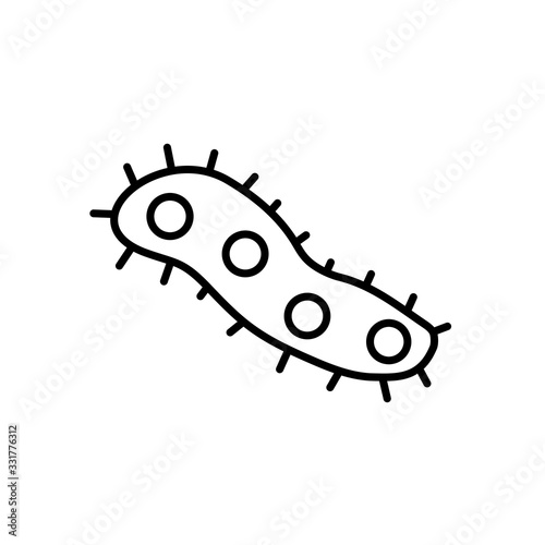 virus line style icon vector design